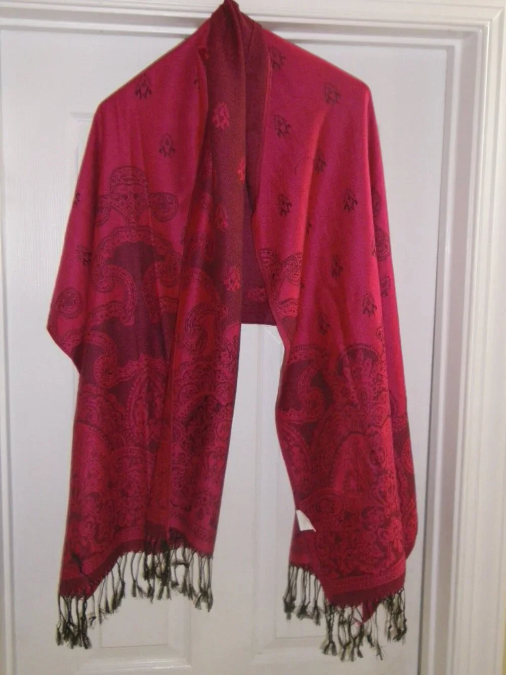 Women’s 100% Cashmere Scarf Wrap Made in Jerusalem w/ I Love Jerusalem Tags - Picture 1 of 4